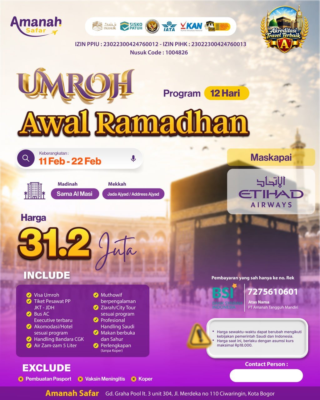 Paket Awal Ramadhan