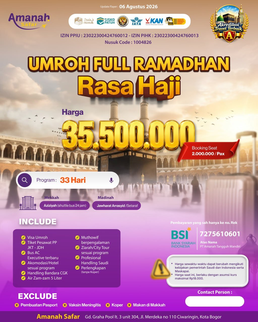 Paket Full Ramadhan