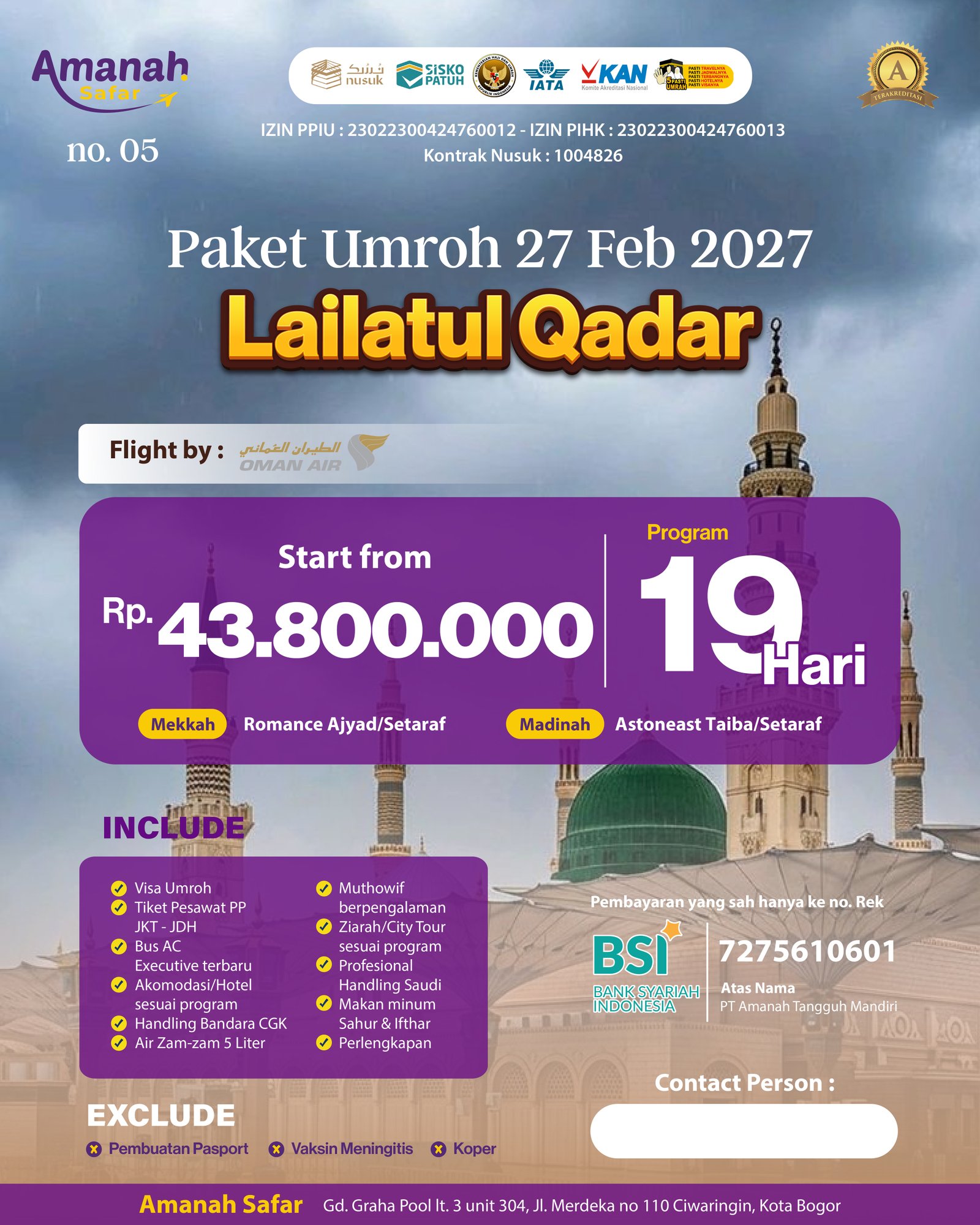 Paket Lailatul Qadar
